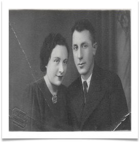 Moshe Solomin and his wife Itta, nee Hoffman